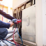 Proceso de refrigeración de un aire acondicionado